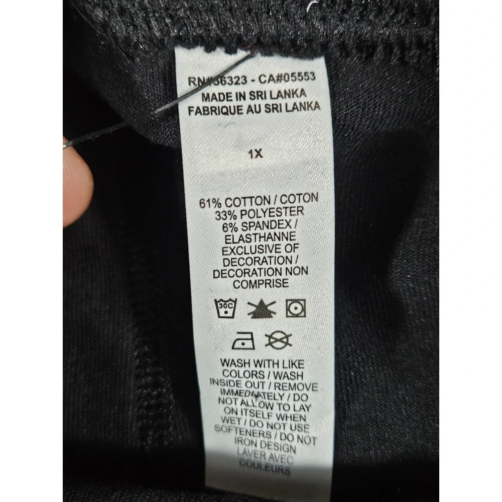 NWT Nike Tight Fit Regular Length Women Black Neon‎ Green Swoosh Legging Size 1X